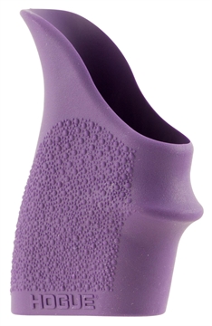 Picture of Hogue HandAll Beavertail Grip Sleeve Textured Purple Rubber for Glock 26, S&W M&P Shield, Ruger LC9 18406