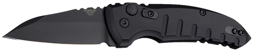 Picture of Hogue A01 2.75" Folding Wharncliffe Plain Black Cerakote 154CM SS Blade/Matte Black Aluminum Handle 24106