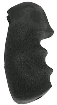 Picture of Hogue Monogrip Finger Grooves Black Rubber Fits S&W N Frame with Round Butt 25000