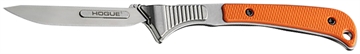 Picture of Hogue Expel 2.050" Fixed High Carbon Steel Blade, Orange G10 Scales/SS Handle, Includes 3 #60 & 2 #70 blades. 35874