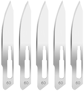 Picture of Hogue Expel Replacement Blades High Carbon Steel Blade #60 5 Blades 35886