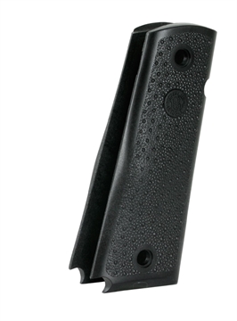 Picture of Hogue OverMolded Grip Panels Cobblestone Black Nylon with Palm Swells for 1911 Government 45190