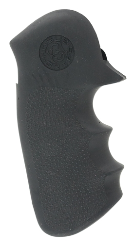 Picture of Hogue Monogrip Finger Grooves Black Rubber with Finger Grooves for Colt King Cobra, Anaconda 47000