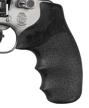 Picture of Hogue Monogrip Cobblestone Black Nylon with Finger Grooves for S&W J Frame with Round Butt 60100