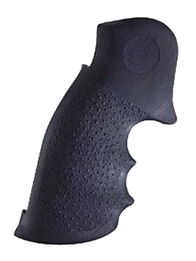 Picture of Hogue Monogrip Finger Grooves Black Rubber Fits Taurus Medium/Large Frame with Square Butt 66000