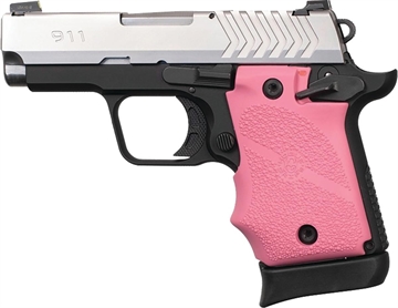 Picture of Hogue Ambi Safety Rubber Grip for Springfield Armory 911 9mm- Pink 49087