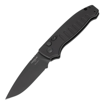 Picture of Hogue Ballista I Automatic Folder Knife 3 1/2" Drop Point Blade Black 7431089 64130