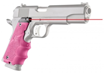 Picture of HOGUE COLT GOV'T LE GRIP PINK W/FINGER GROOVES HOGUE HOG45087