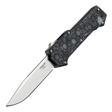 Picture of Hogue Compound OTF Automatic Knife 3-1/2" Clip Point Blade G-Mascus Black 34039