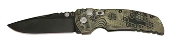 Picture of Hogue EX-01 3.5" G-Mascus Green Cerakote G10 Frame Tread Folder Drop Point Blade HOG-34175