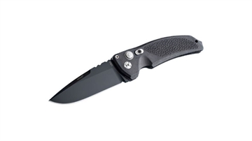 Picture of Hogue EX-A03 3.5 inch Automatic Folder Drop Point Blade Tumbled Finish Polymer Frame - Matte Black HOG-34336