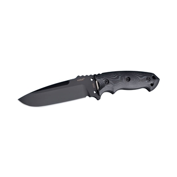 Picture of Hogue EX-F01 5 1/2 inch Fixed A-2 G10 G-Mascus Black Scales Drop Point Blade HOG-35179