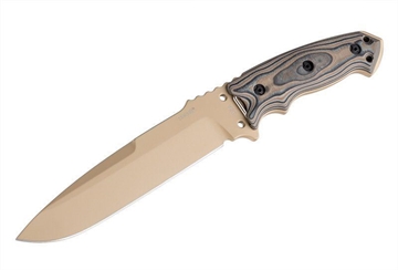 Picture of Hogue EX-F01 7 inch A-2 G-10 G-Mascus Dark Earth Scales Fixed Drop Point Blade HOG-35153