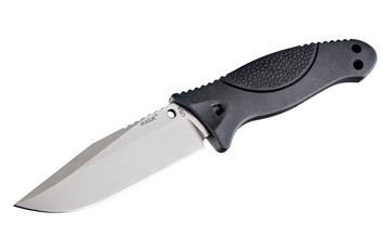 Picture of Hogue EX-F02 4.5 inch Fixed Clip Tumbled Finish Auto Retention Sheath Black Point Blade HOG-35270