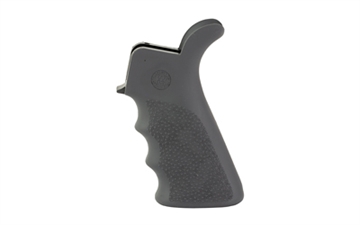 Picture of Hogue OverMolded Rifle Grip, Beavertail, Finger Grooves, Fits AR Rifles, Slate Gray 15022