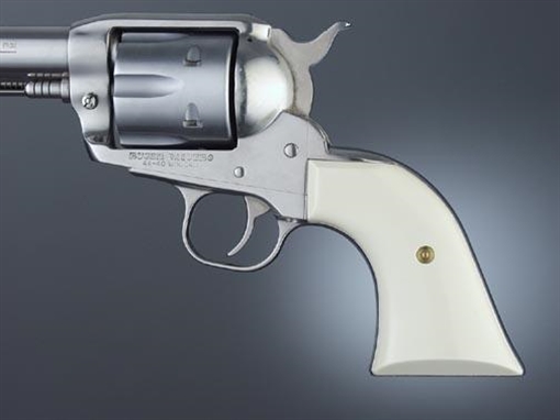 Picture of Hogue Grips Ruger Blackhawk/Vaquero Ivory Polymer Cowboy Panels 83570
