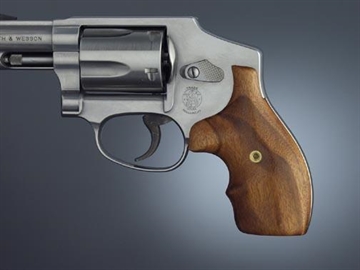 Picture of Hogue Grips S&W J Frame Round Butt Goncalo Alves Ultra Compact Bantam Grip 61250