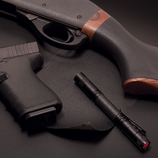 Picture of Hogue D.I.Y. Wrapter Adhesive Grip made of Rubber with Black Finish, Grain Texture & 5"x 6.75" Dimensions for Firearms 17070