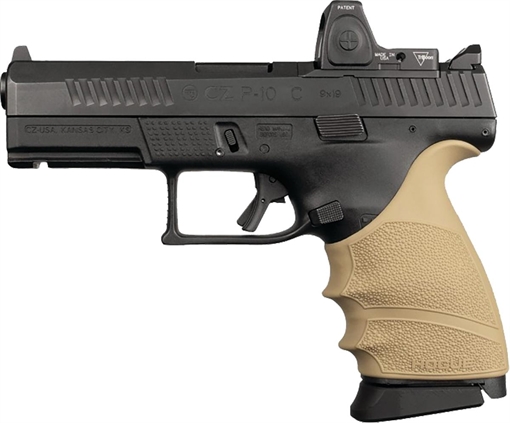 Picture of Hogue HandAll Beavertail Grip Sleeve CZ P-10 Compact 9mm - FDE 17813