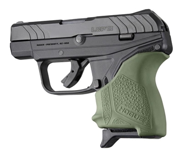 Picture of Hogue HandAll Beavertail Grip Sleeve for Ruger LCP II-OD Green 18121