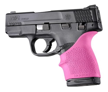 Picture of Hogue HandAll Beavertail Grip Sleeve For S&W M&P Shield 45 Kahr P9/P40/CW9/CW40-Pink 18307