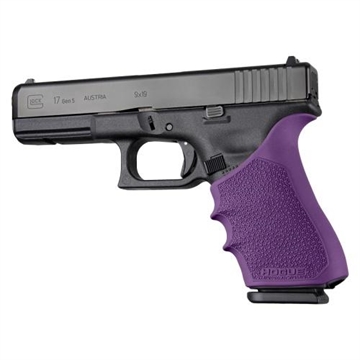 Picture of Hogue HandAll Beavertail Grip Sleeve Glock 17 Gen 1/2/5 Purple 17026