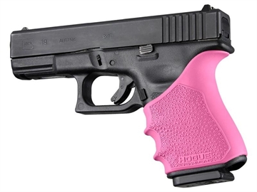 Picture of Hogue HandAll Beavertail Grip Sleeve Glock 19 23 32 38 Gen 3-4 Pink 17047
