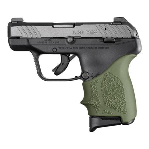 Picture of Hogue HandAll Beavertail Grip Sleeve Ruger LCP Max OD Green 18131