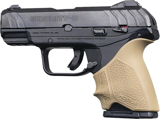 Picture of Hogue HandAll Beavertail Grip Sleeve Ruger Security 9 Compact - FDE 17713