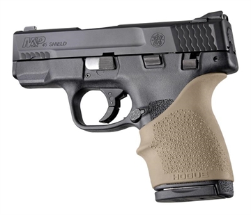 Picture of Hogue HandALL Beavertail Grip Sleeve S&W M&P Shield 45 Kahr P9/P40/CW9/CW40 FDE 18303