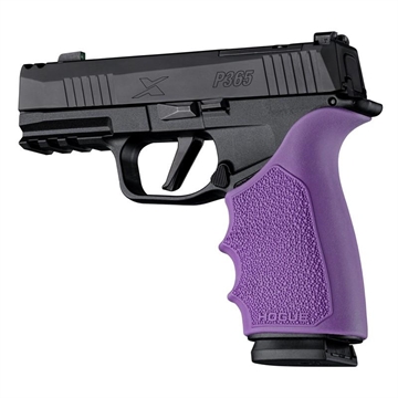 Picture of Hogue HandAll Beavertail Handgun Grip Sleeve for Sig Sauer P365 XMacro Purple 18526