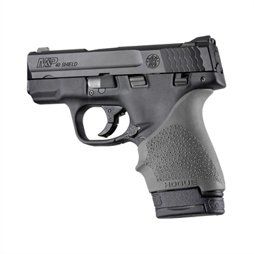 Picture of Hogue HandAll Beavertail Handgun Grip Sleeve for S&W M&P Shield/Ruger LC9 Slate Grey 18402