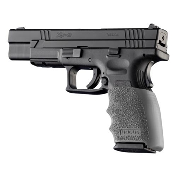 Picture of Hogue Handall Hybrid Grip Sleeve for Springfield XD Full Size 9mm Luger/.357 Sig/.40 S&W Slate Grey 17302