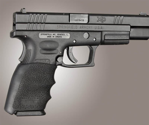 Picture of Hogue Handall Hybrid Springfield XD9 9 mm .40 S&W .357 SIG Pistol Grip Sleeve - Black HOG-17300