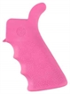 Show details for Hogue AR-15/M-16 Rubber Beavertail Grip with Finger Grooves-Pink 15027 Picture of Hogue AR-15/M-16 Rubber Beavertail Grip with Finger Grooves-Pink 15027