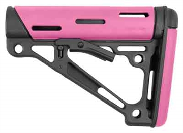 Picture of HOGUE INC. AR-15 COLLAPSIBLE STOCK PINK RUBBER MIL-SPEC 15740