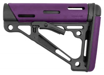 Picture of HOGUE INC. AR-15 COLLAPSIBLE STOCK PURPLE RUBBER MIL-SPEC 15640