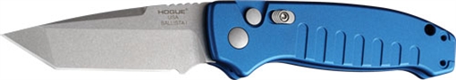 Picture of Hogue Ballista I Automatic Folder Knife 3 1/2" Tanto Blade Blue 64123