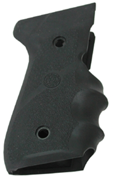 Picture of Hogue Rubber Grip Black Rubber with Finger Grooves for Beretta 92F, 96 92000