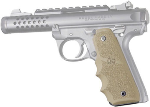 Picture of Ruger 22/45 MKIV Rubber Grip with Finger Grooves Flat Dark Earth 79083