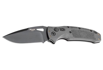 Picture of HOGUE K320A TACTICAL 3.5" AUTO FOLDER DROP POINT BLD POLY GRY 36332H