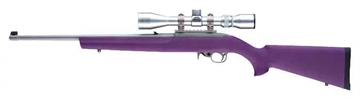 Picture of HOGUE INC. STOCK RUGER 10/22 HEAVY BARREL PURPLE 22016