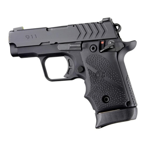 Picture of Hogue Overmolded Rubber Grip for Springfield 911 .380 Ambi Safety Black 48080