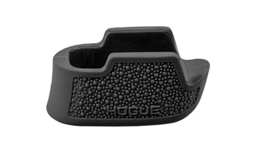 Picture of Hogue OverMolded Extension Base Pad Cobblestone Fits Sig Sauer P365 12rd Black Rubber 18030