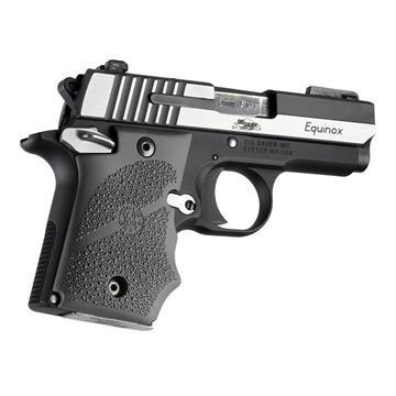 Picture of Hogue Rubber Handgun Grips with Finger Grooves Slate Grey for Sig Sauer P938 98082
