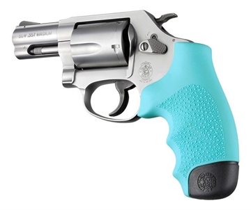 Picture of Hogue Rubber Monogrip for S&W J Frame - Aqua 60004