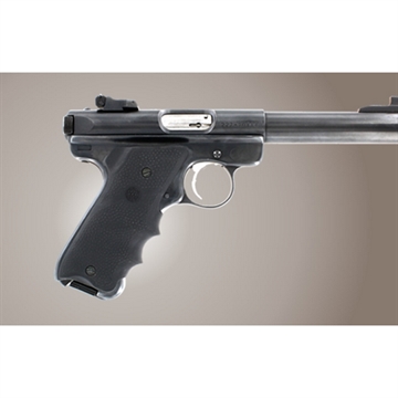 Picture of Hogue Rubber Grip Black with Finger Grooves & Right Hand Finger Rest for Ruger Mark II, III 82060