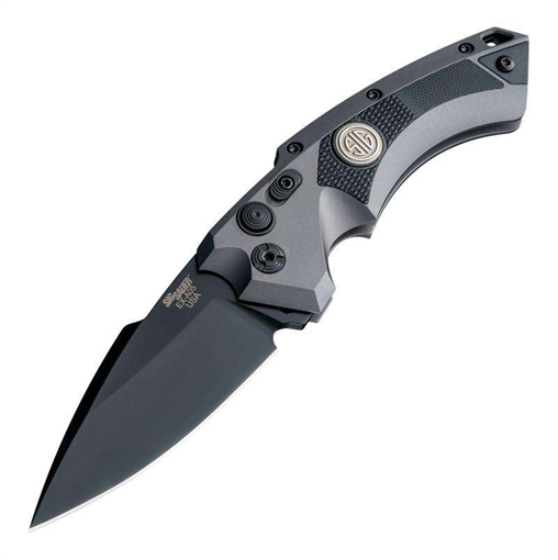Picture of HOGUE KNIFE EX-A05 3.5" SIG TACTICAL AUTO FOLDER CMP154 SPEAR POINT BLADE BLACK FINISH 36532