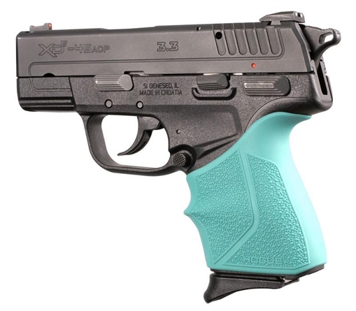 Picture of Hogue Springfield Armory XD-E 9mm/.45ACP: HandALL Beavertail Grip Sleeve - Aqua 17314