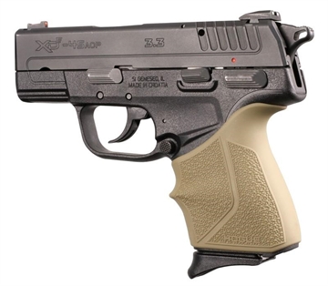 Picture of Hogue Springfield Armory XD-E 9mm/.45ACP: HandALL Beavertail Grip Sleeve - FDE 17313